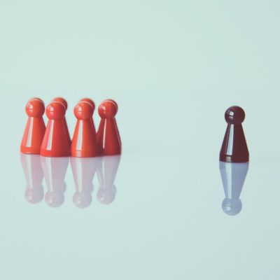 One pawn stands alone as a key differentiator of AI.