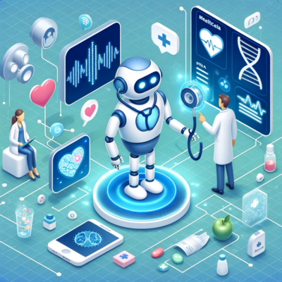 Picture of healthcare ai robots